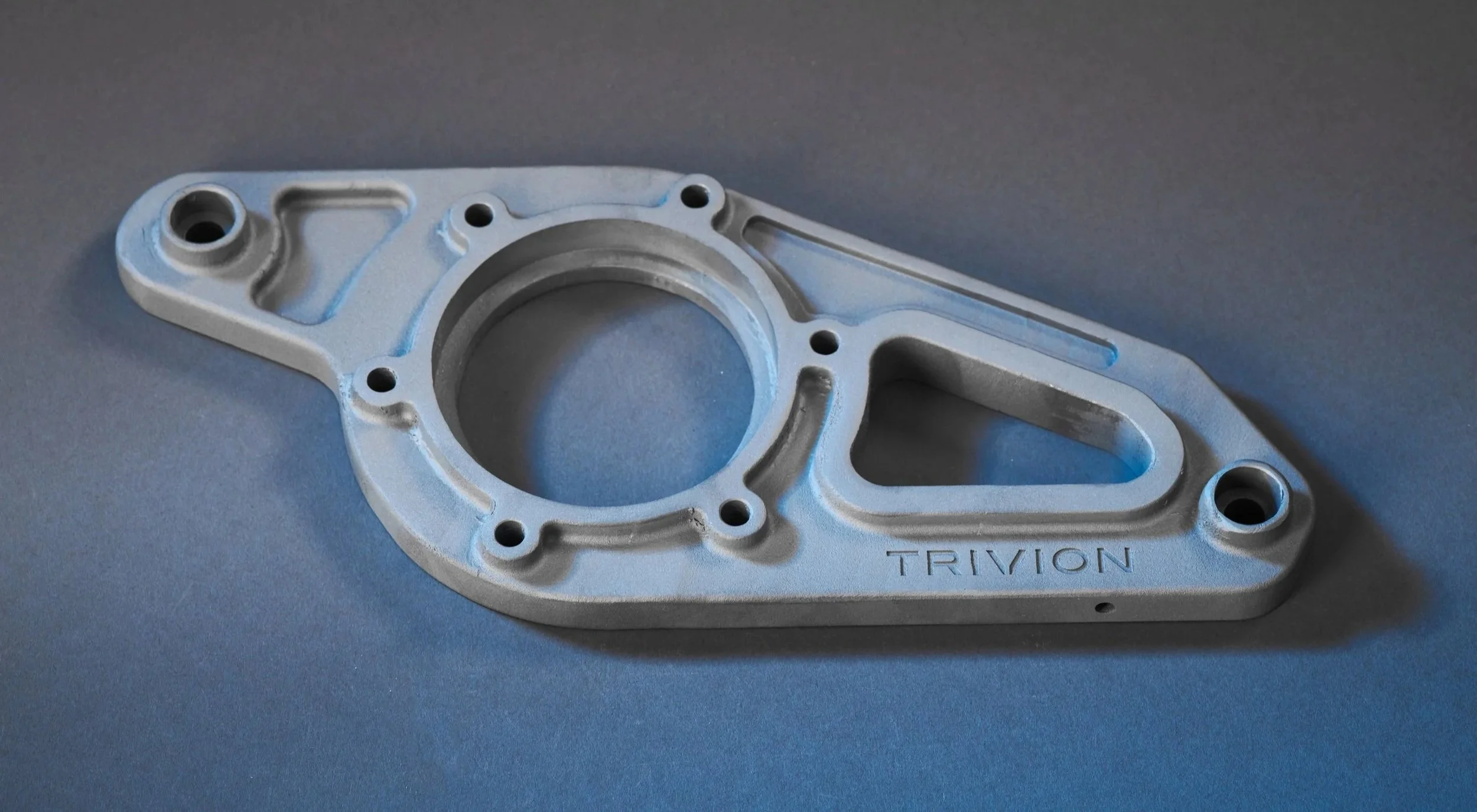 Additiv gefertigter Motorflansch aus Inconel im SLM-Verfahren