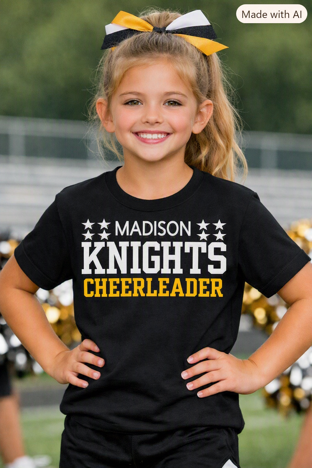 Madison Knights Cheerleader Youth Tee