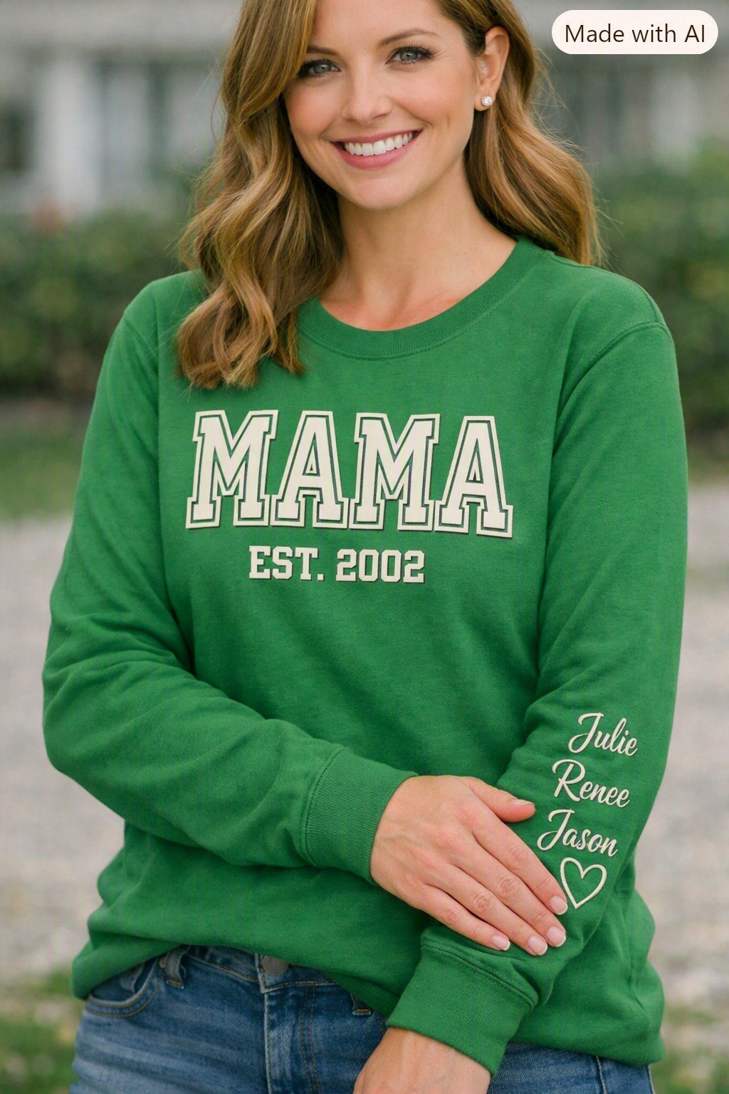 Personalized Mama Sweatshirt