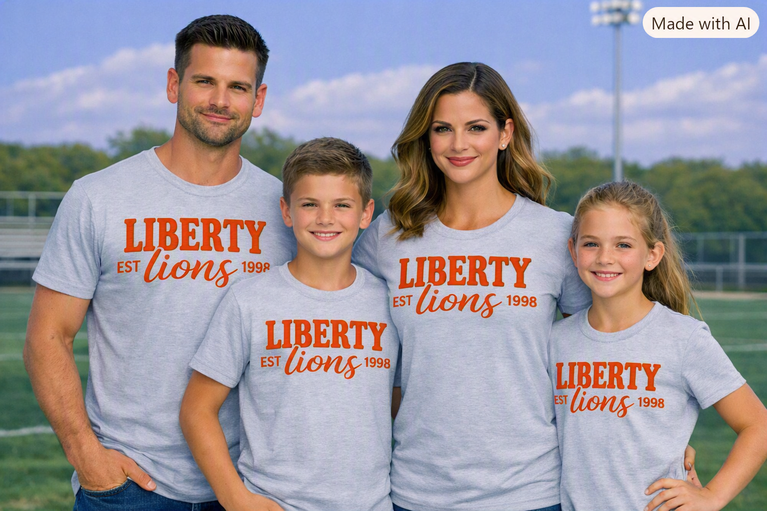 Liberty Lions Family T‑Shirt Set