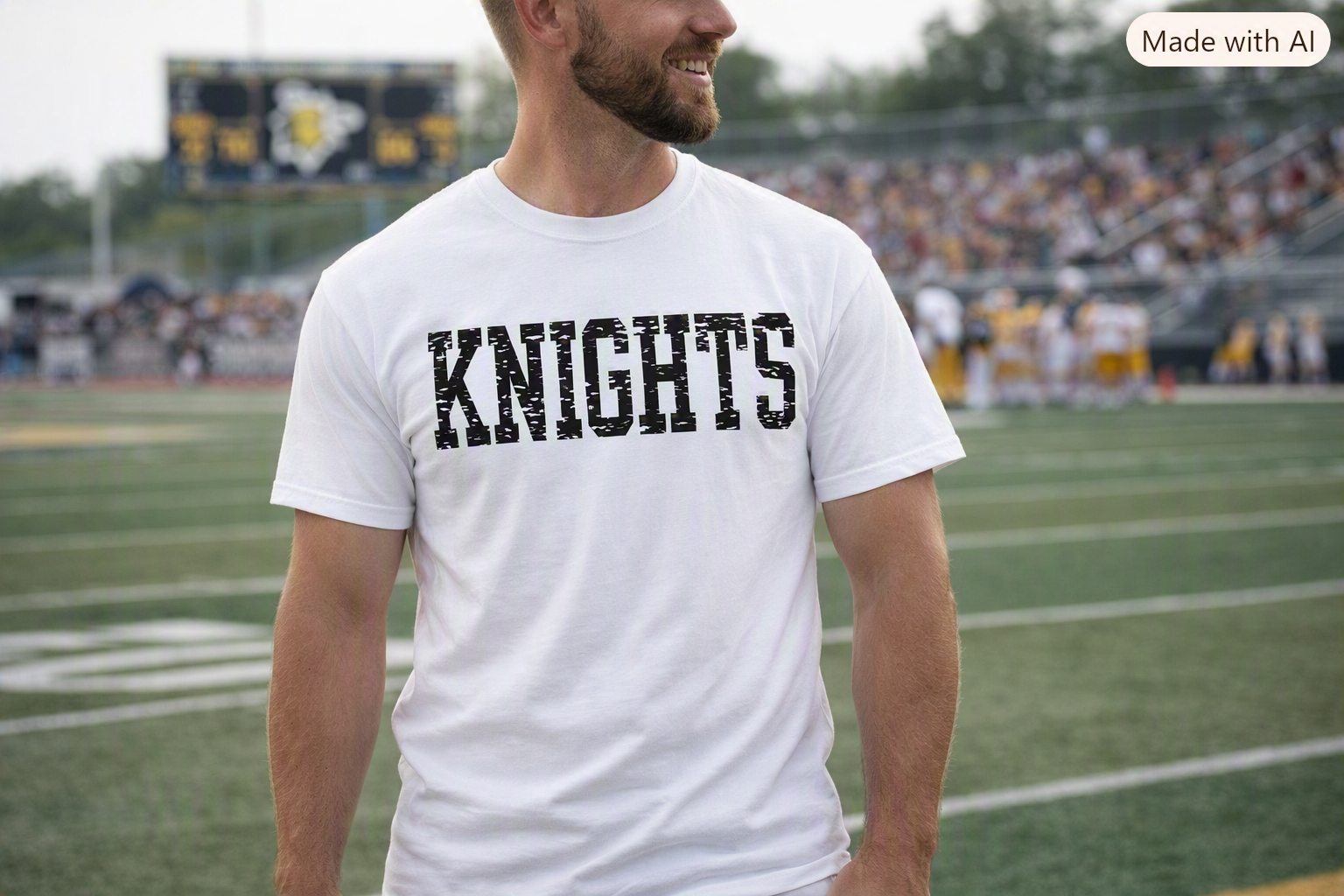 Madison Knights Distressed Tee