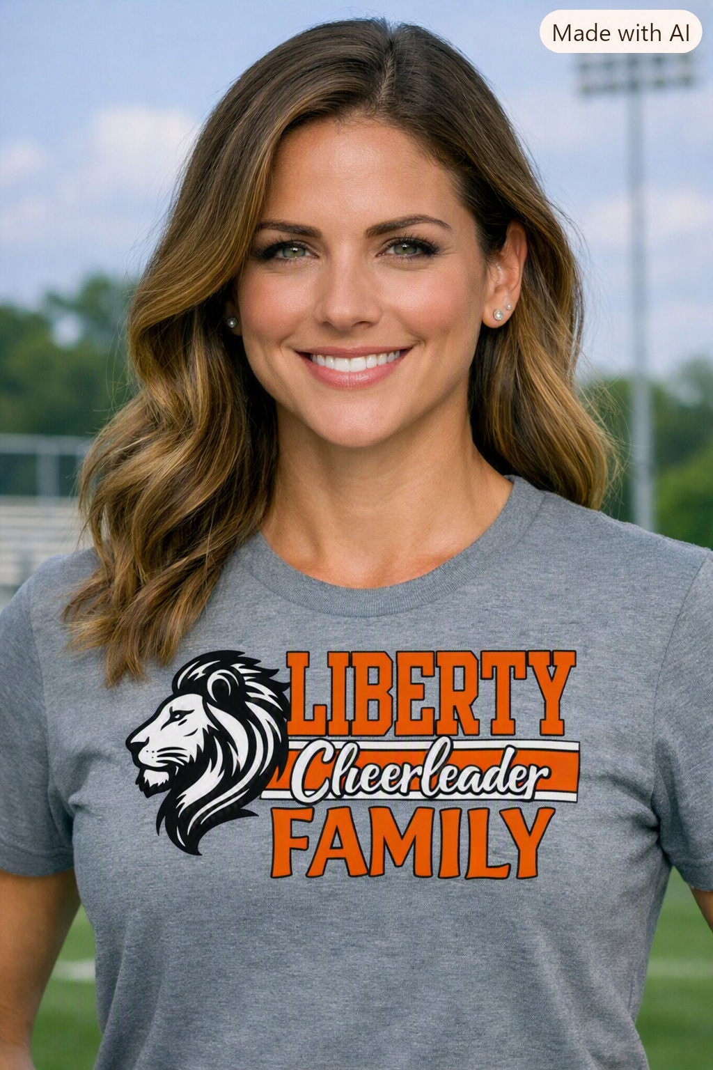 Liberty Cheerleader Family Graphic Tee