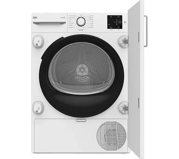 BEKO b300 NTIKP81121WN Integrated 8kg Heat Pump Tumble Dryer – White