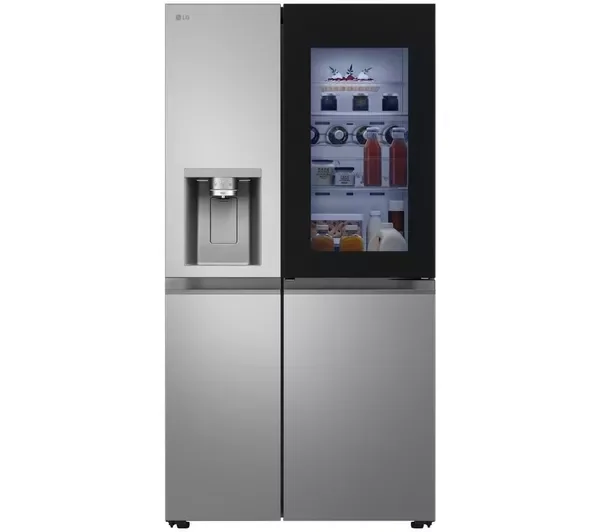 LG Fit & Max GSXE81PYBE Smart American-Style Fridge Freezer – Prime Silver