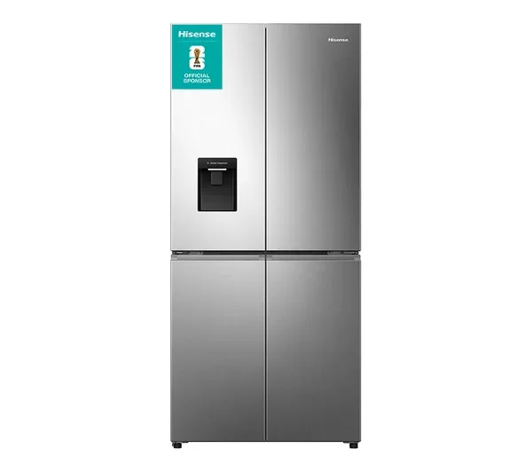 HISENSE PureFlat RQ5P470SMIE American-Style Smart Fridge Freezer – Stainless Steel