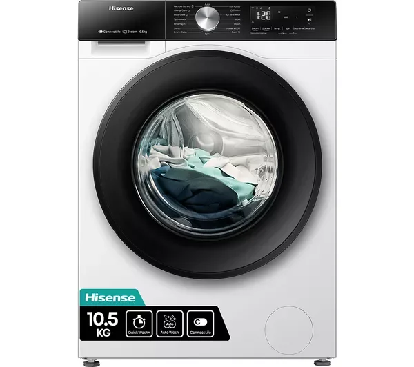 Hisense WF3S1043BW3 10 kg 1400 rpm Washing Machine – White