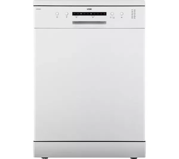 Logik LDW60W23 Full-Size Dishwasher – White