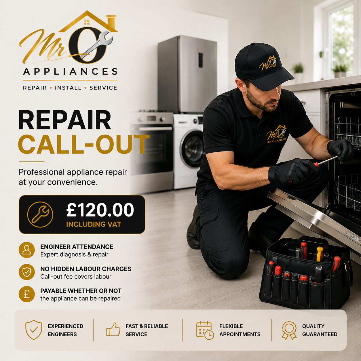 Appliance Repair Booking
