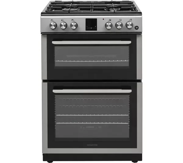 KENWOOD KDG606S22 60 cm Gas Double Cooker – Silver