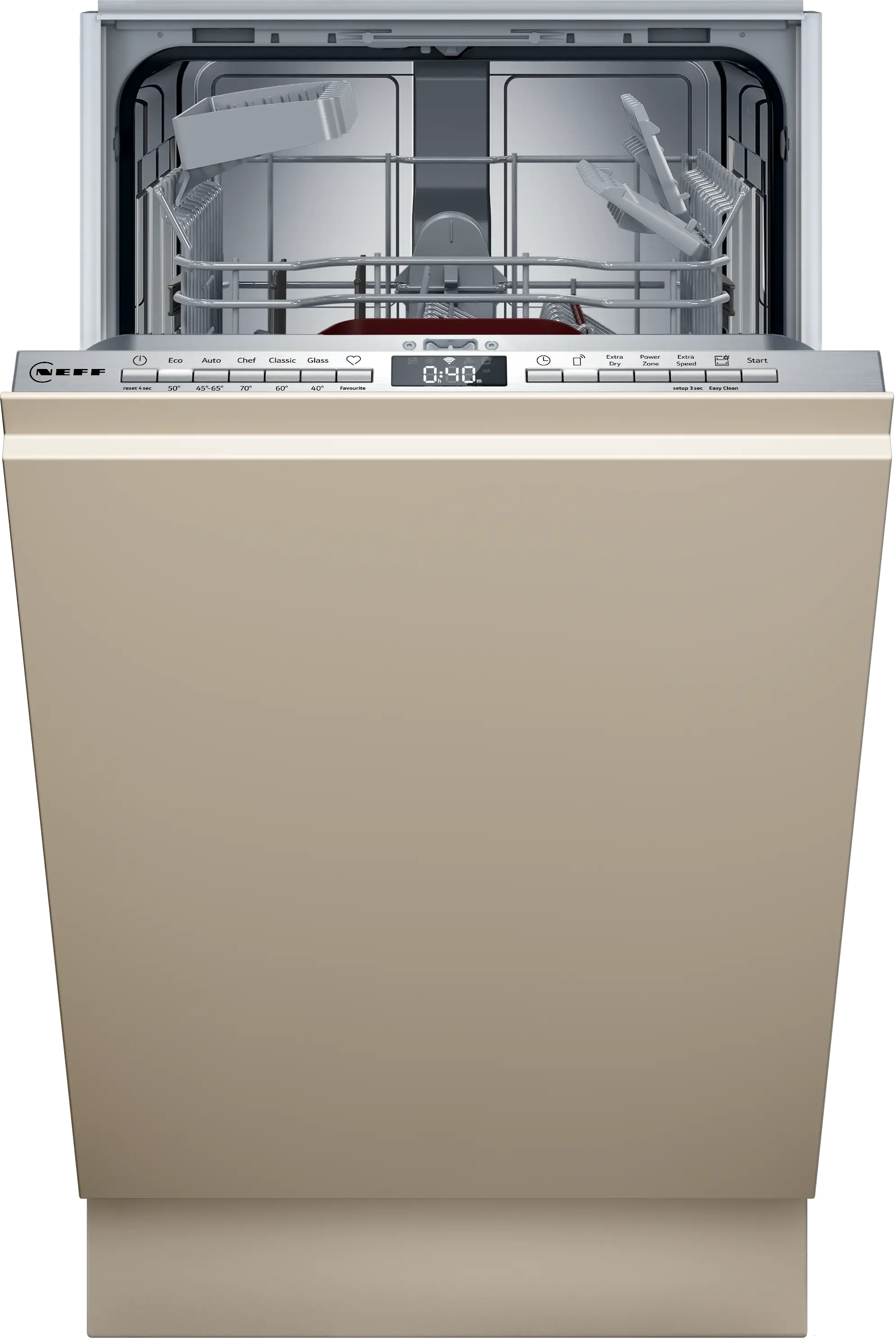 NEFF N50 S875HKX32G Fully Integrated Slimline Dishwasher