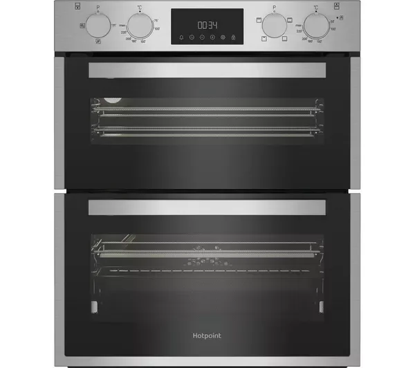HOTPOINT DUH 12D1 IX Built-Under Electric Double Oven – Stainless Steel