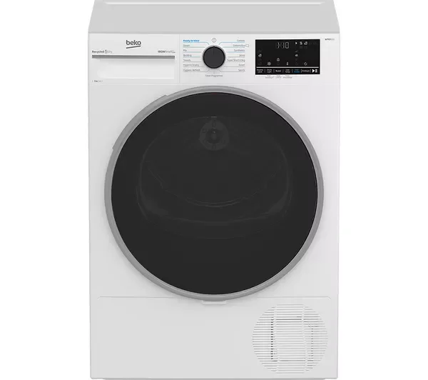 Beko Pro IronFinish B5T49231IW 9 kg Heat Pump Dryer – White