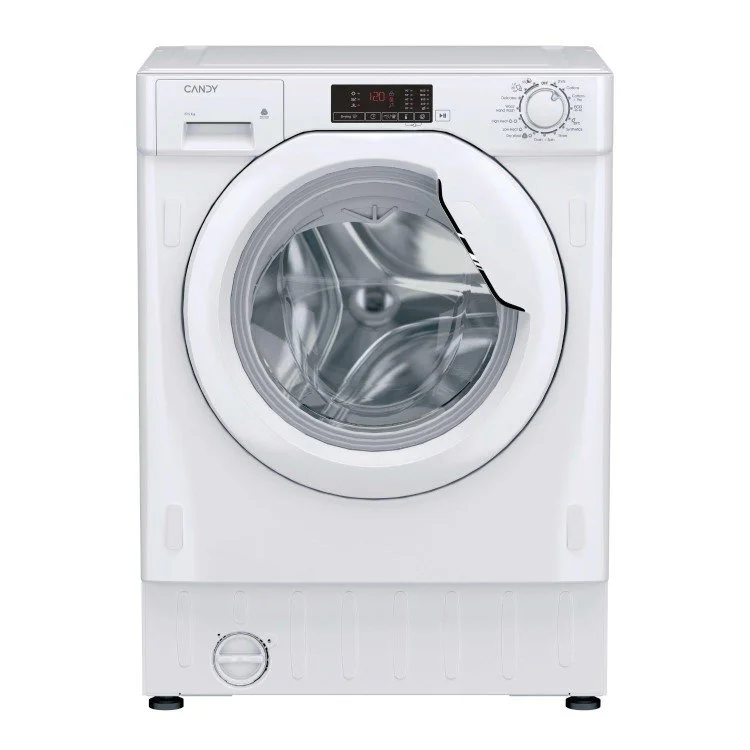 CANDY CBD485D13-80 8kg Integrated Washer Dryer – Built-In, White