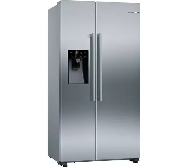Bosch Series 6 KAD93AIERG American-Style Fridge Freezer – Brushed Steel