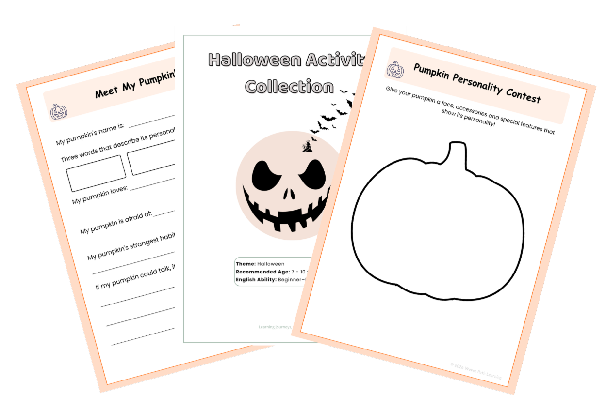 Pumpkin Personality Contest | FREE Halloween Creative Activity