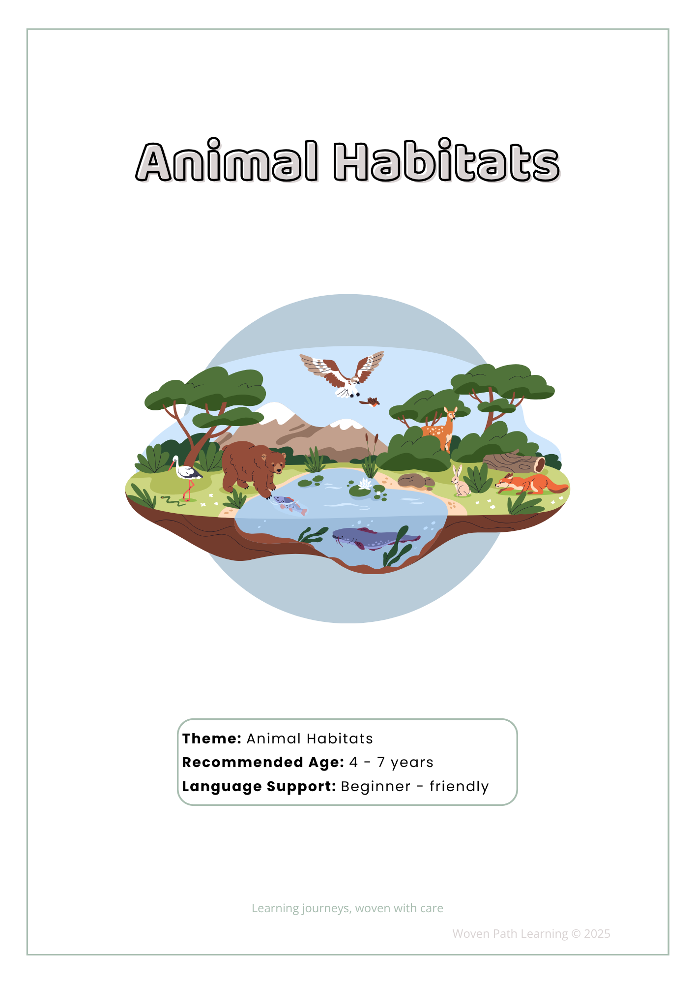 Animal Habitats Mini Pack