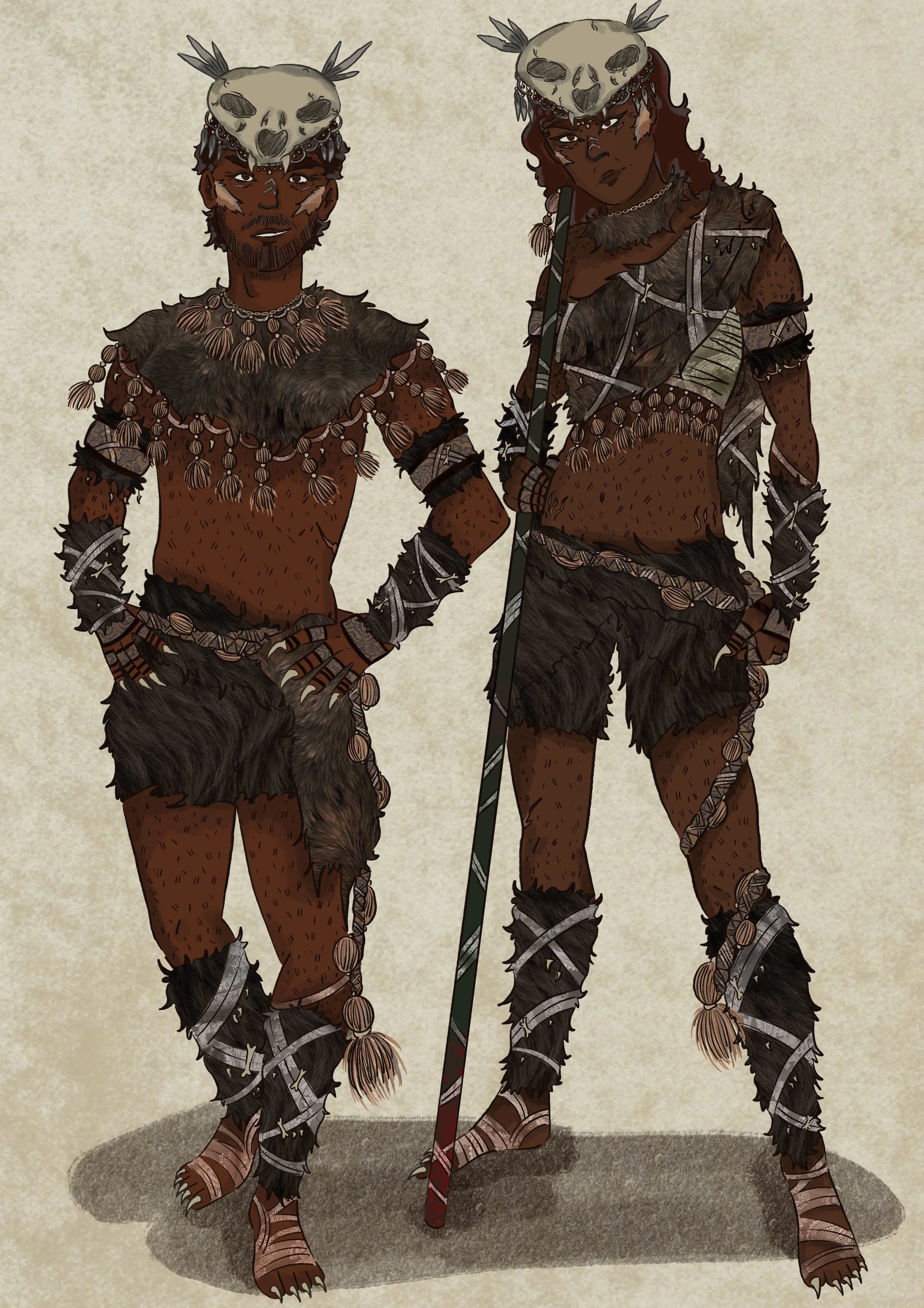 Rama and Raksha (Wolf parents)