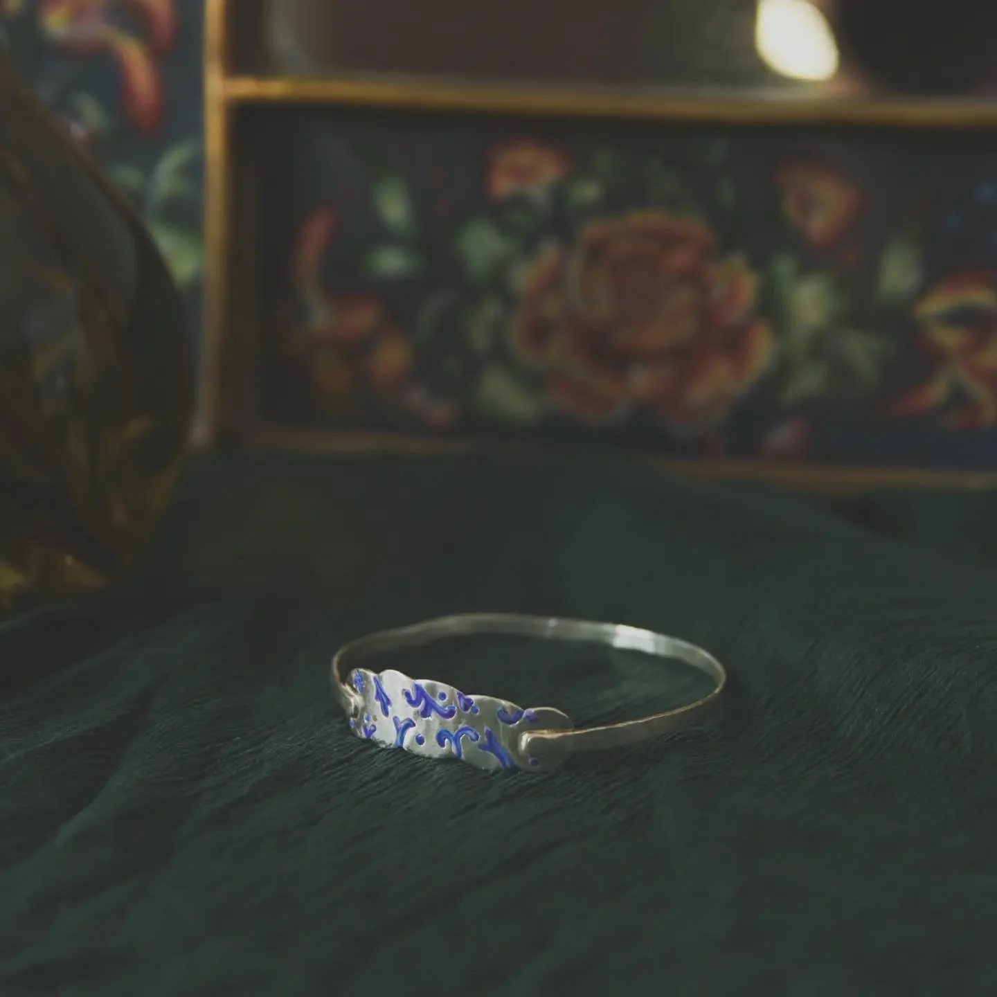Something blue, something sacred.

Silver shaped by hand, marked with blue enamel.

Jewelry as ritual. 🖤

Available on the website &mdash; link in bio.