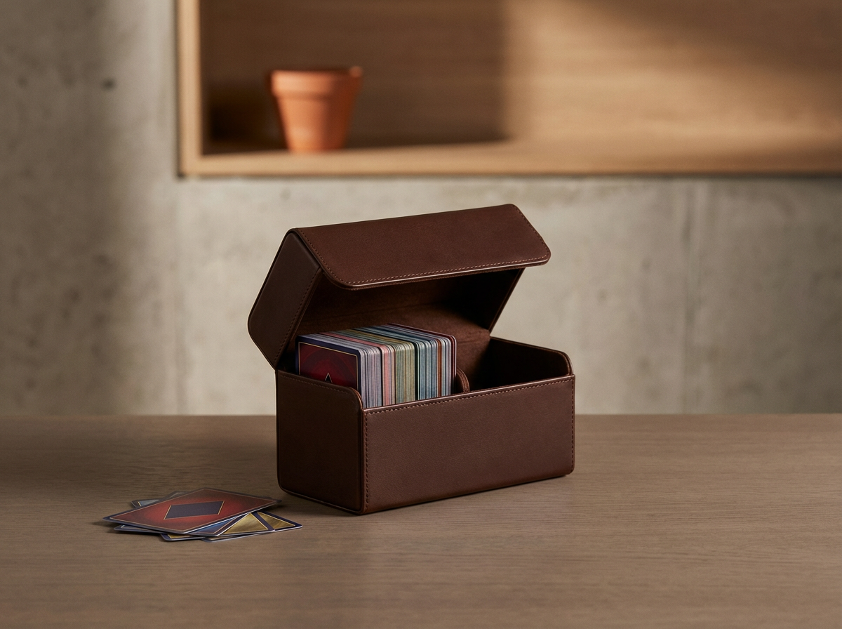 Leather Deck Box