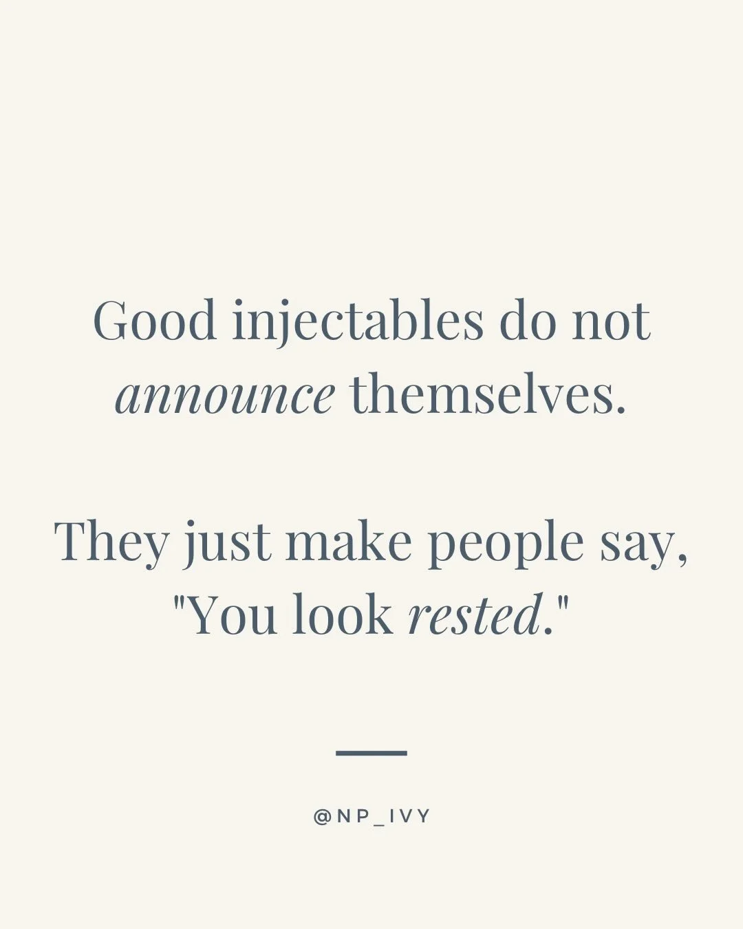 When the work is done right, nobody knows what you&rsquo;ve done. 

They just know something is different, rejuvenated, and stunning.

That&rsquo;s the art of it. That&rsquo;s what I spend every day trying to perfect. These are the results I promise 
