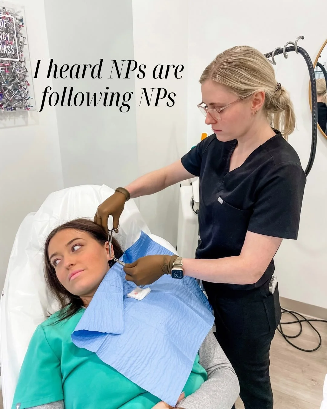 Connecting with the others in the best profession out there! 

Comment and let me know where you&rsquo;re located and what your specialty is! 

#womensupportingwomen #np #dermatology #fnp