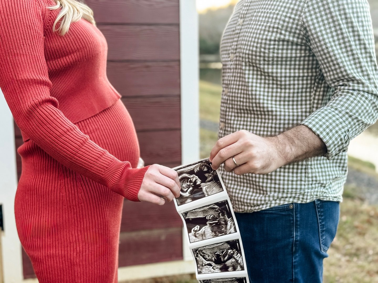 Extra thankful this year! Baby Prothro coming Spring 2026 🩵