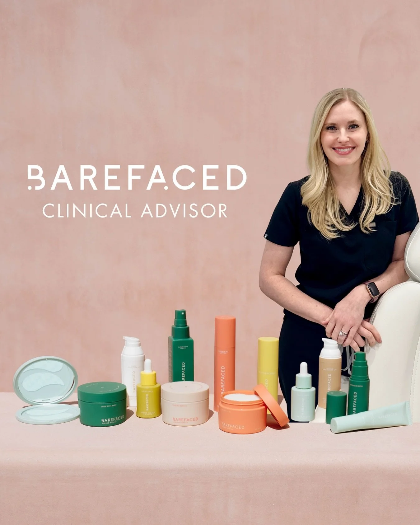 ✨ Big news!! I&rsquo;m proud to share that I&rsquo;ve been chosen as a member of the @barefaced Clinical Advisory Board!

This partnership is so exciting because I have always aligned with @jordanharper_np view on simple but effective skincare. I lov