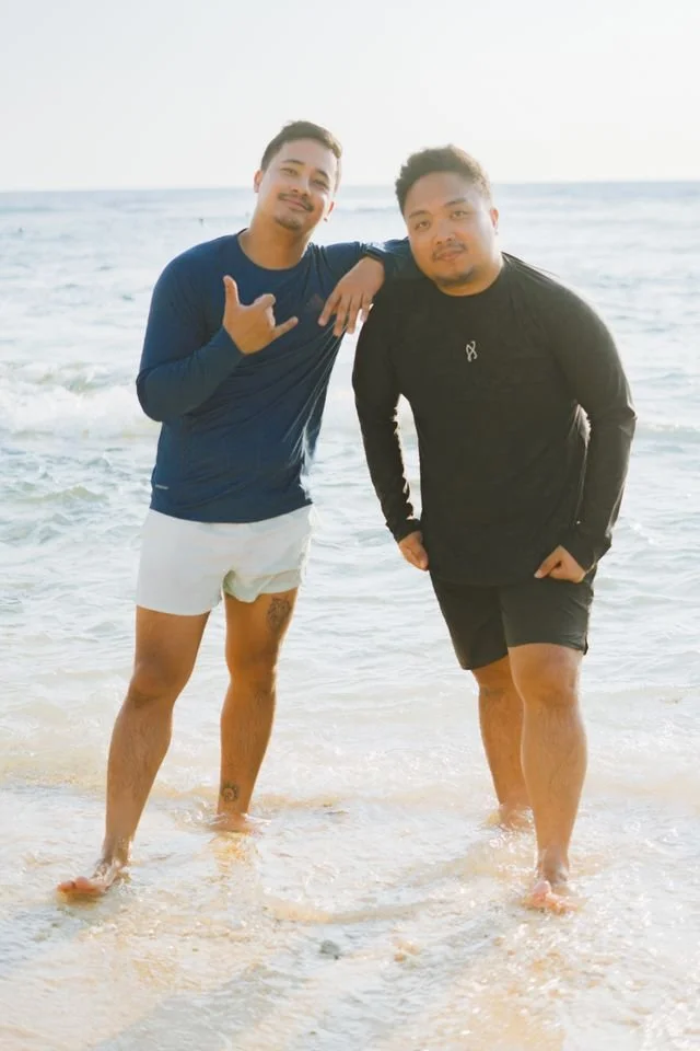 A friends at the beach