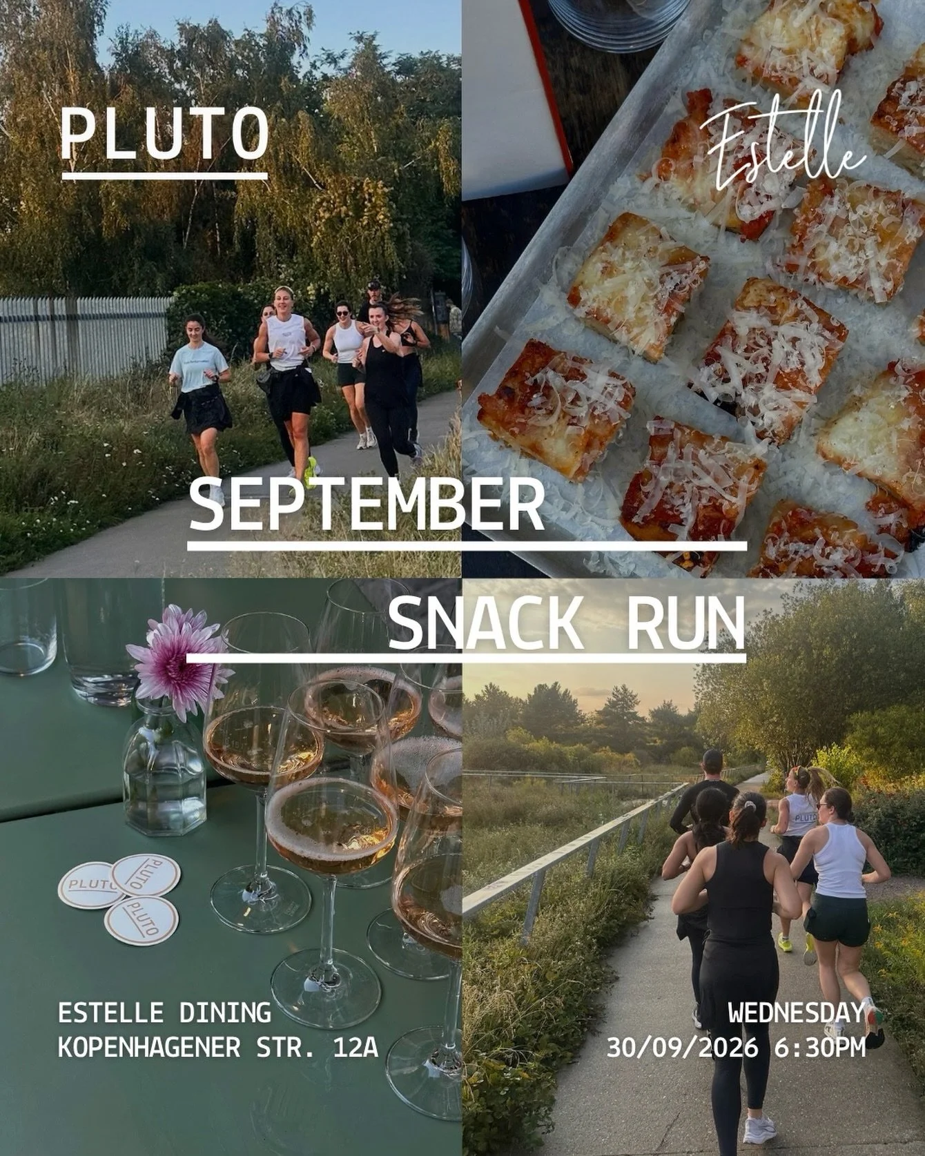 Rounding off September in the best way possible! 🏃&zwj;♀️✨

For our next Snack Run, we&rsquo;re once again joining forces with our lovely friends at @estelle_dining 🫶

📅 Wednesday, Sep 30 at 6:30pm

Join us for a breezy* 5K run, followed by tasty 