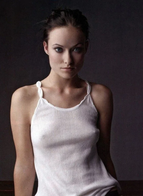 Olivia Wilde Sensual Posing White Shirt.jpg