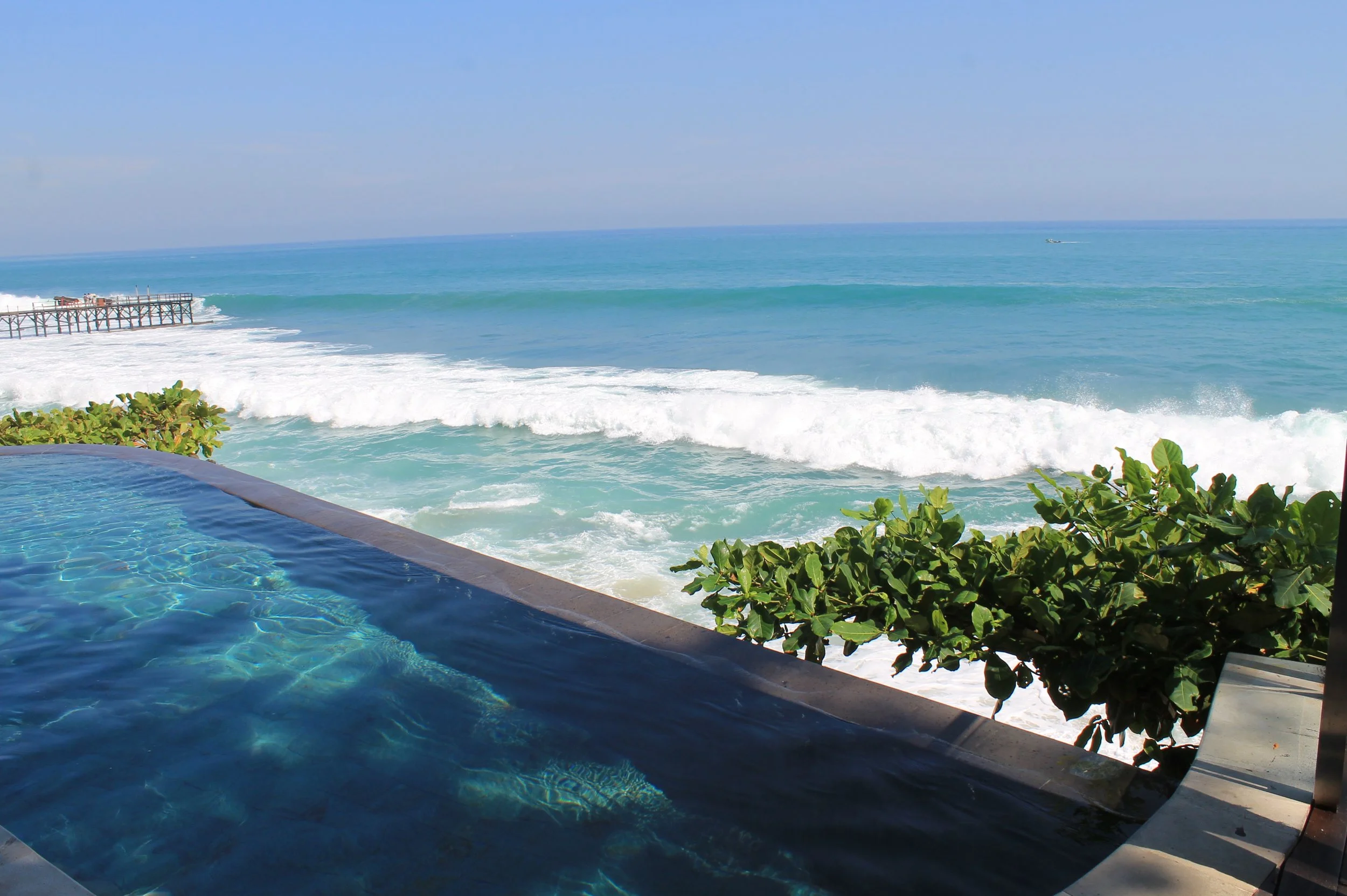 Ocean view and pool at AYANA Resort Bali, Indonesia