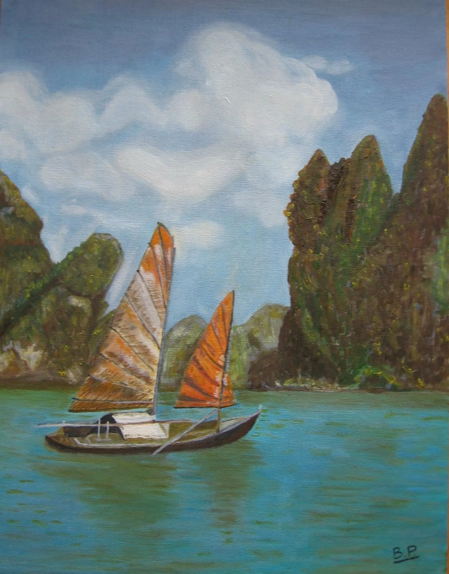La baie d'Along