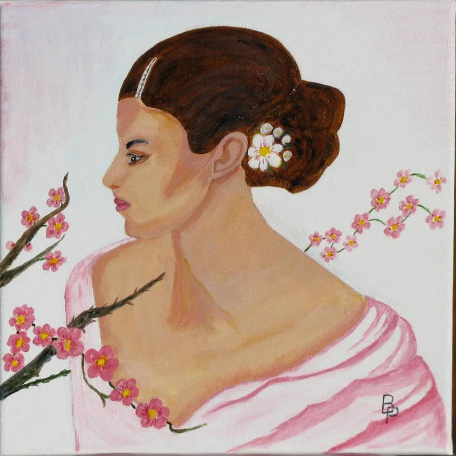 Femme à la fleur