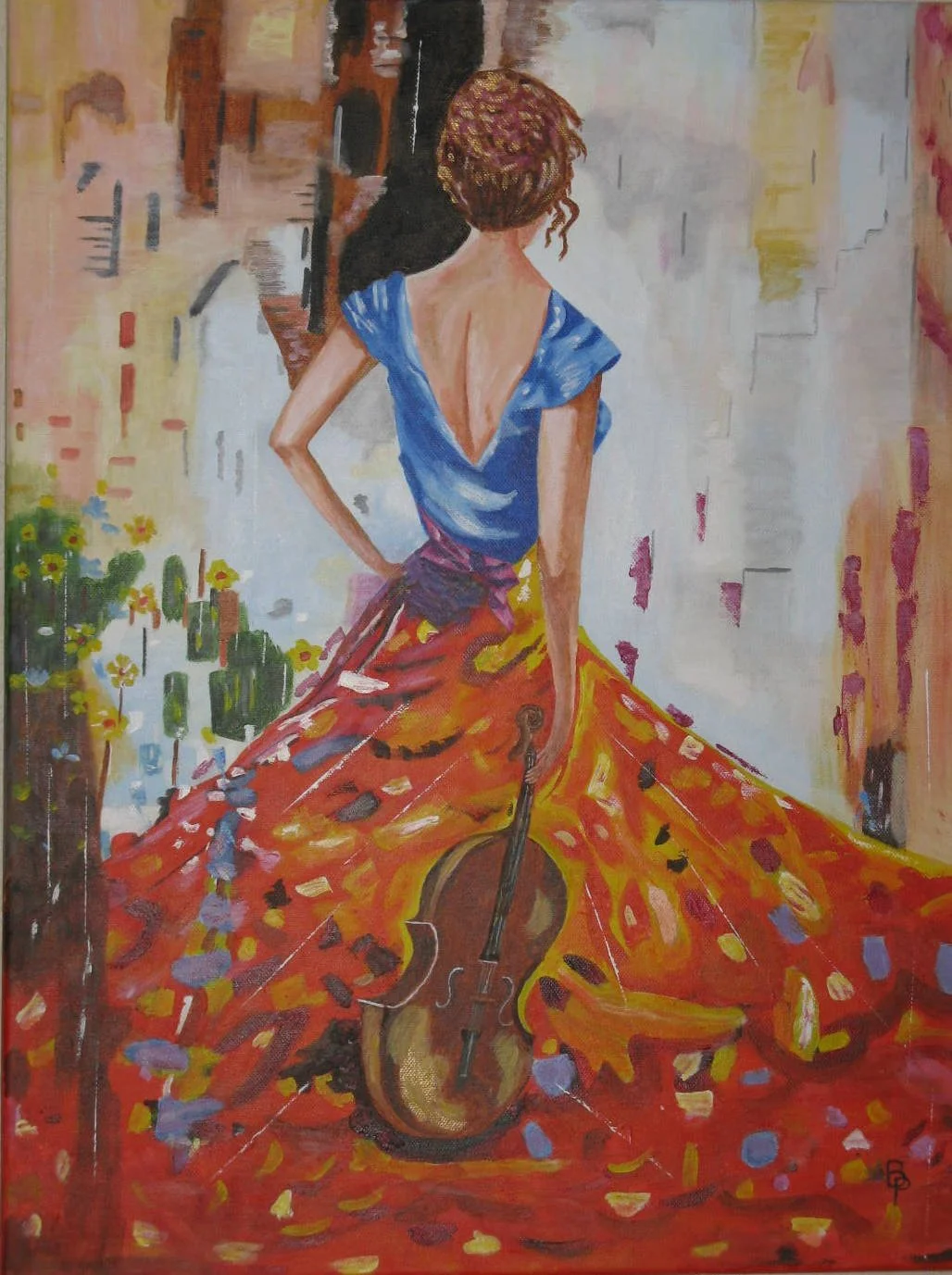 Jeune fille au violon