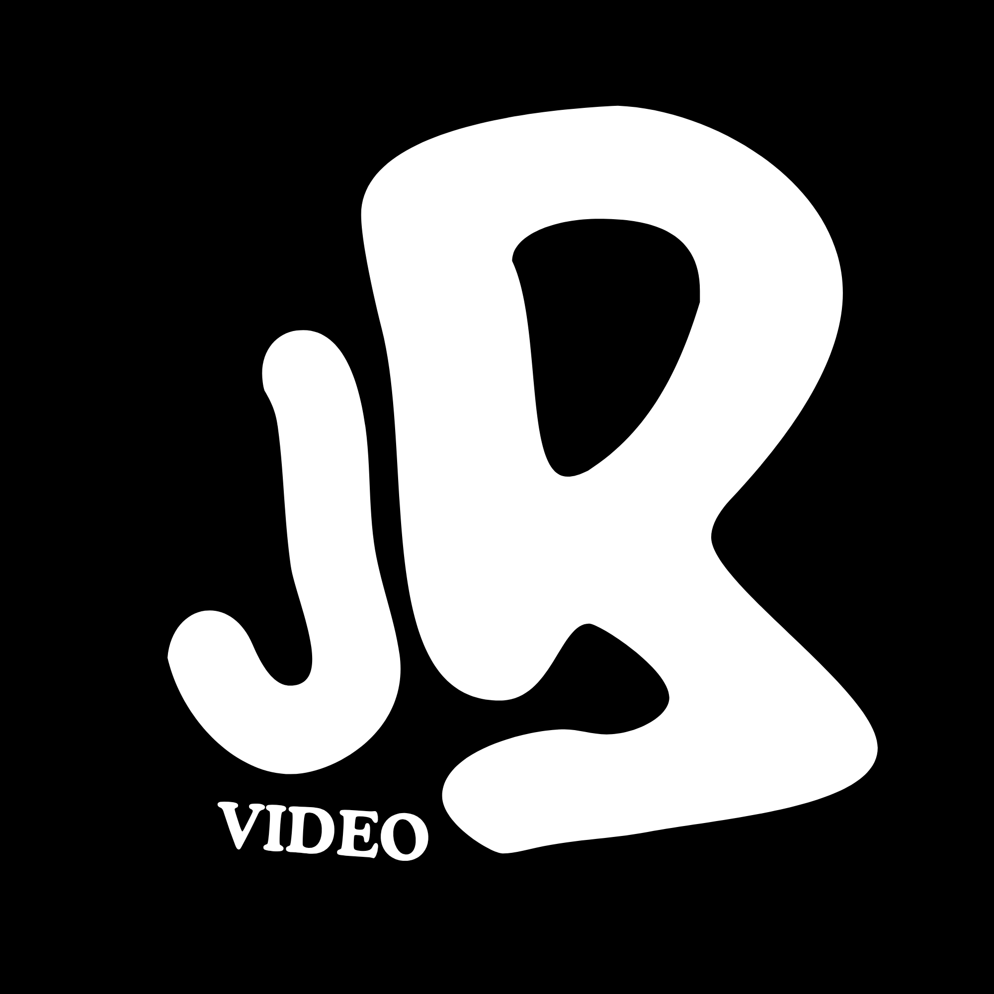 Black and white logo with a stylized play button and the text 'VIDEO' underneath.