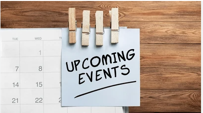 Upcoming Events Image, calendar