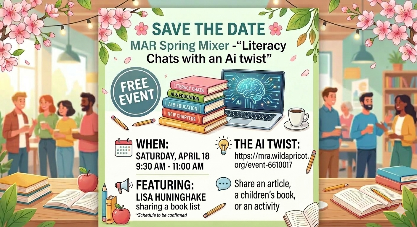 MAR Spring Mixer: Literacy Chats with an AI Twist - Free For All!