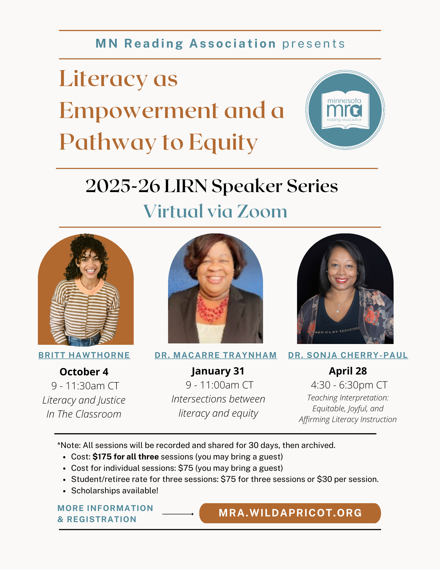MRA Test Event: Leaders in Reading Network (LiRN) Event
