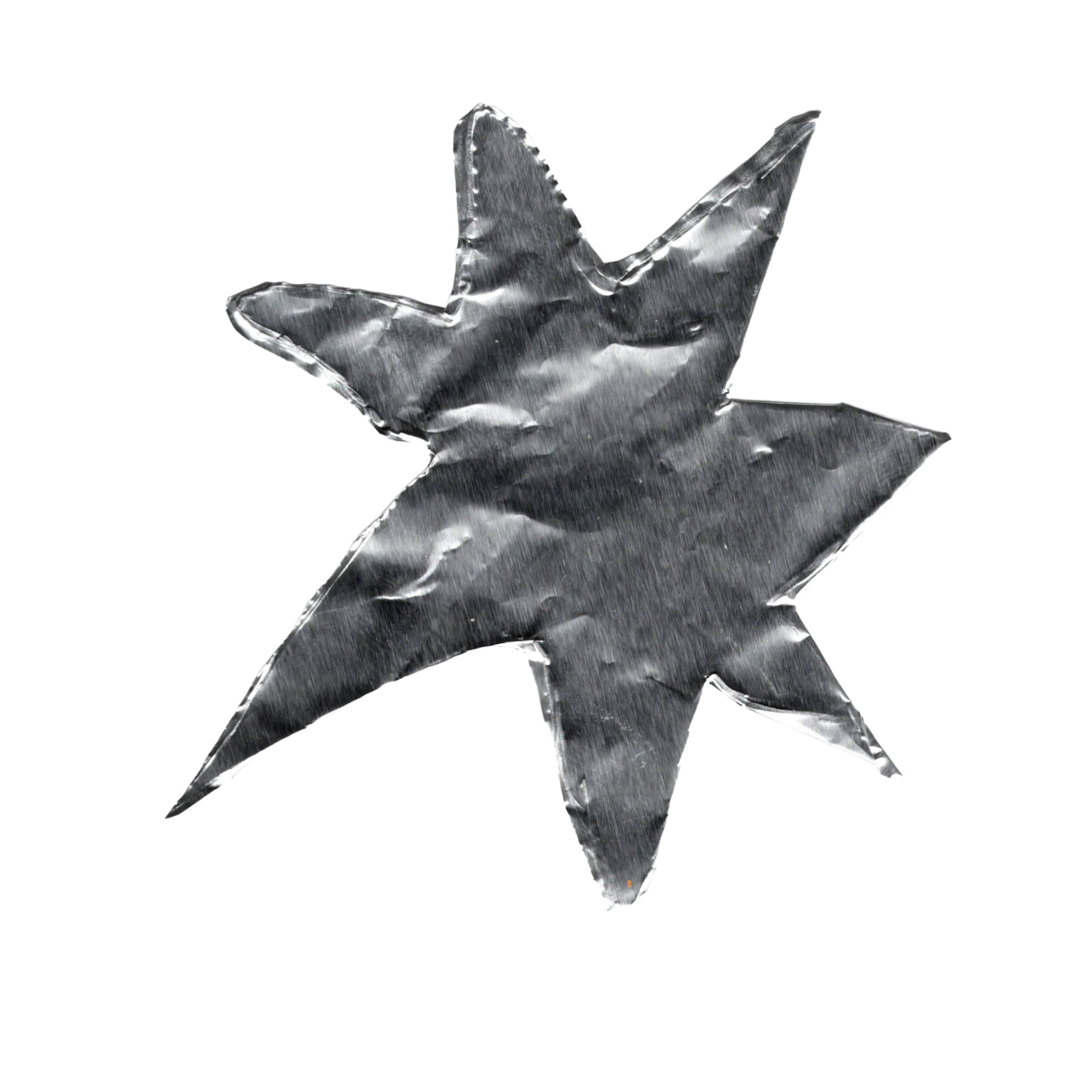 metalic star.