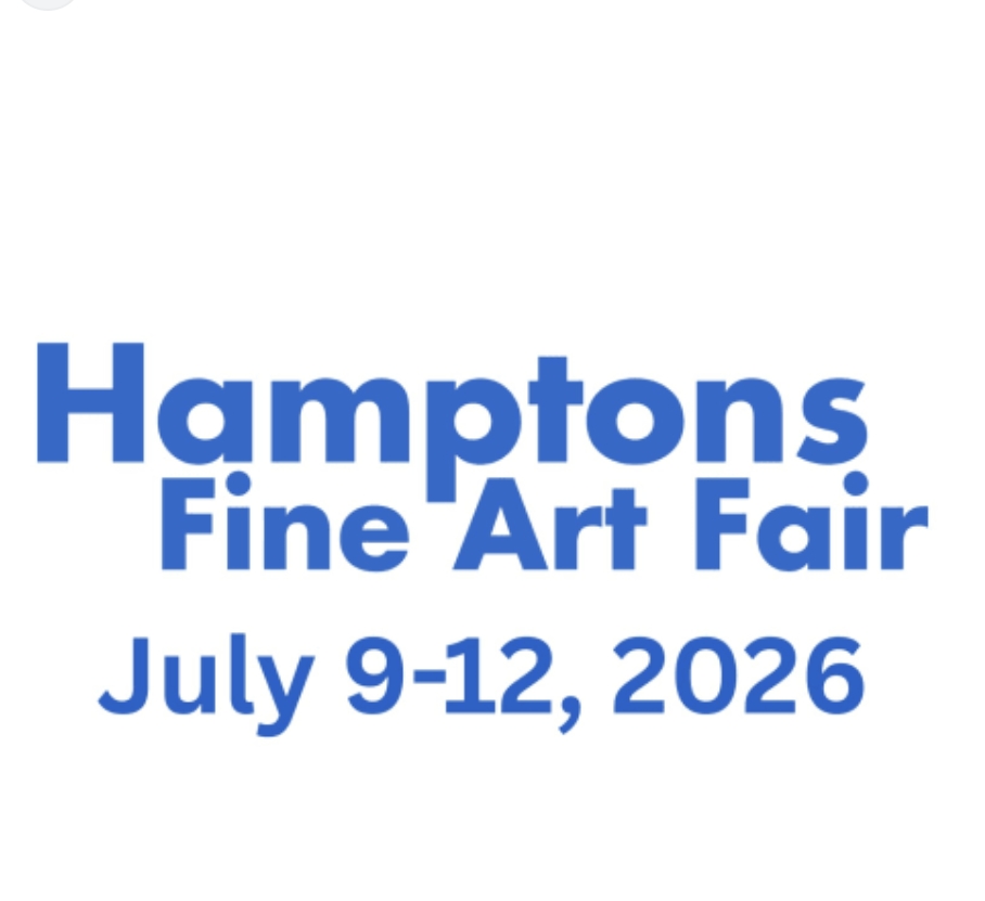 Text graphic promoting the Hamptons Fine Art Fair held from July 9 to July 12, 2026.