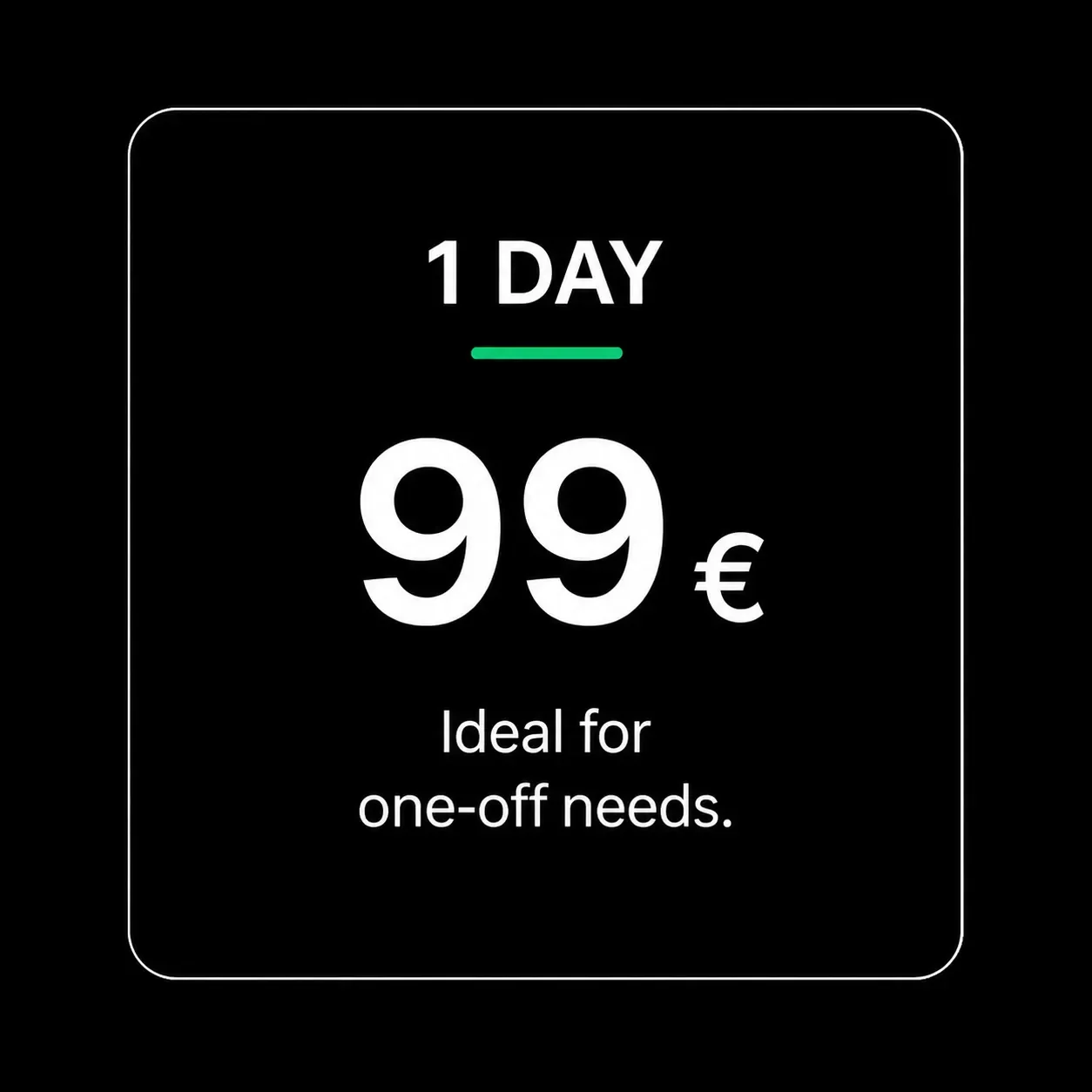 1 Day Cash Counter Rental