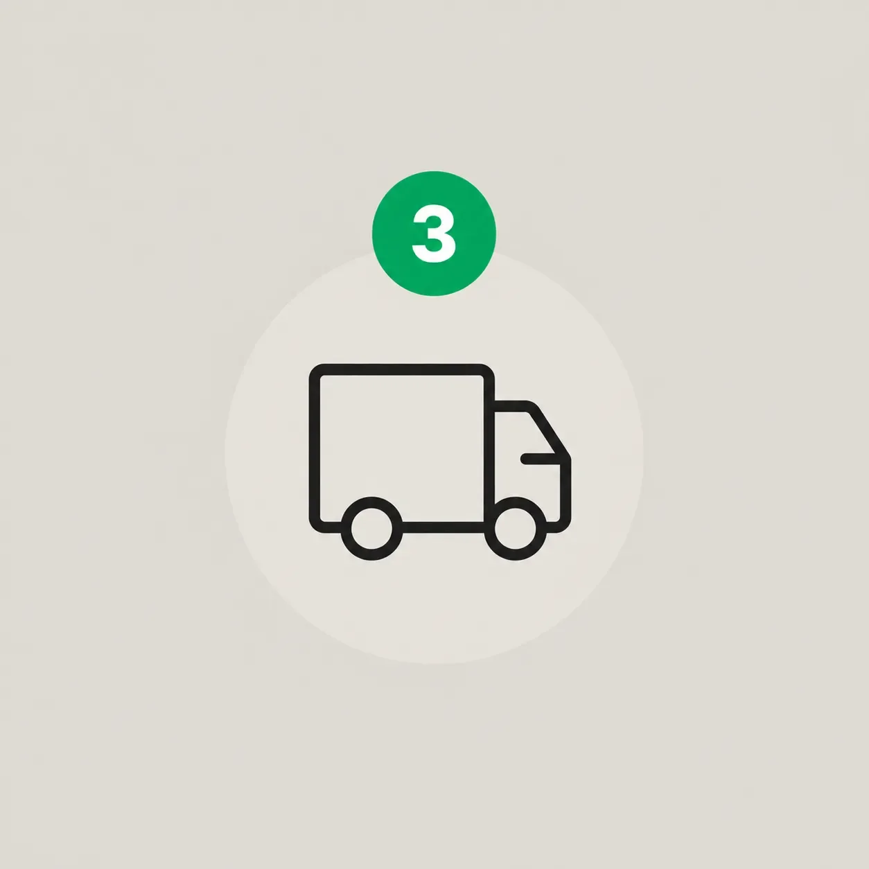 Cash counter delivery or collection