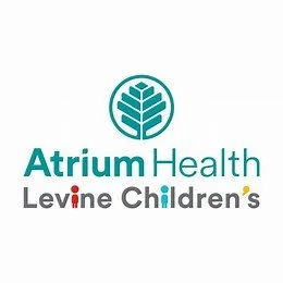 Atrium Health Levine Children's logo with a teal tree symbol and multicolored text