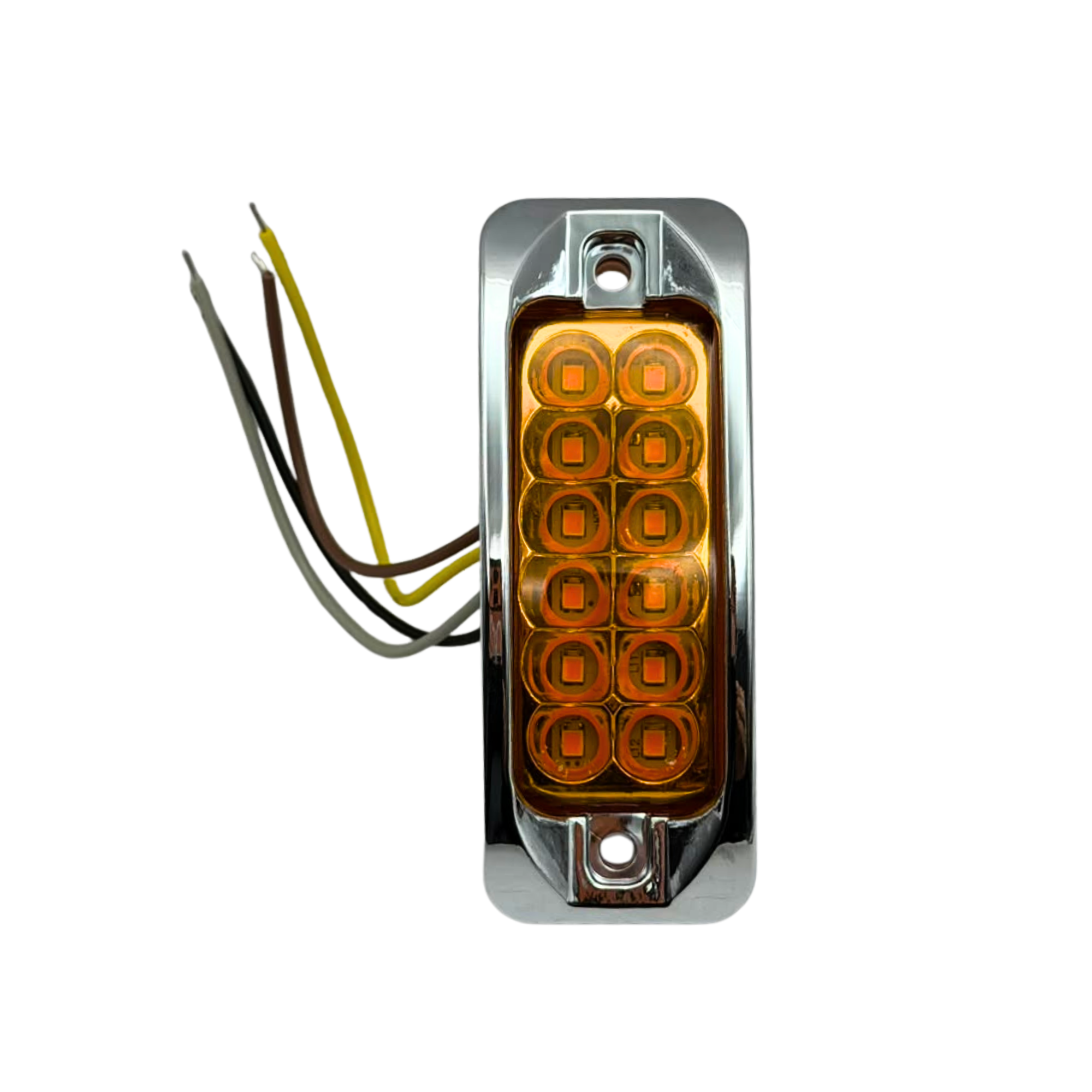 PLA6515 - PLAFÓN LATERAL 12 LED, BISEL CROMO