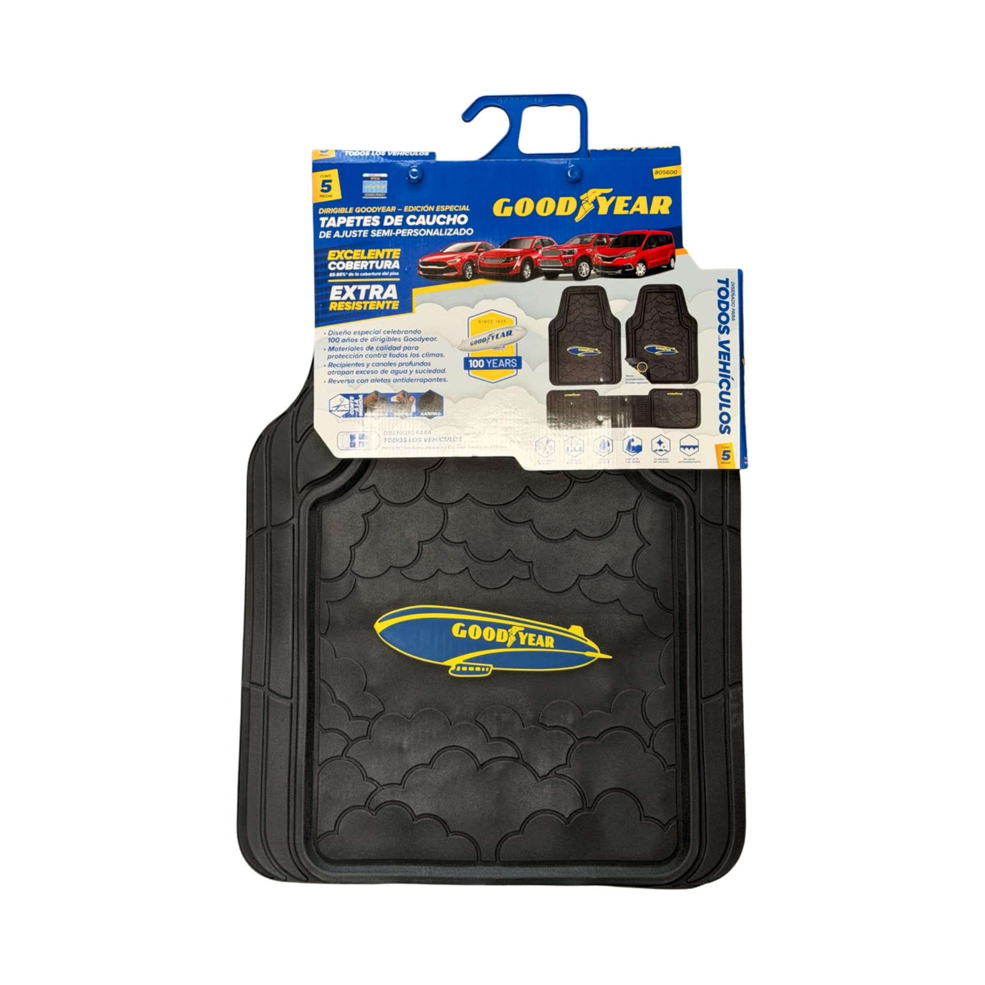 TAP80560 - TAPETE 3/5 PIEZAS RECORTABLE GOODYEAR