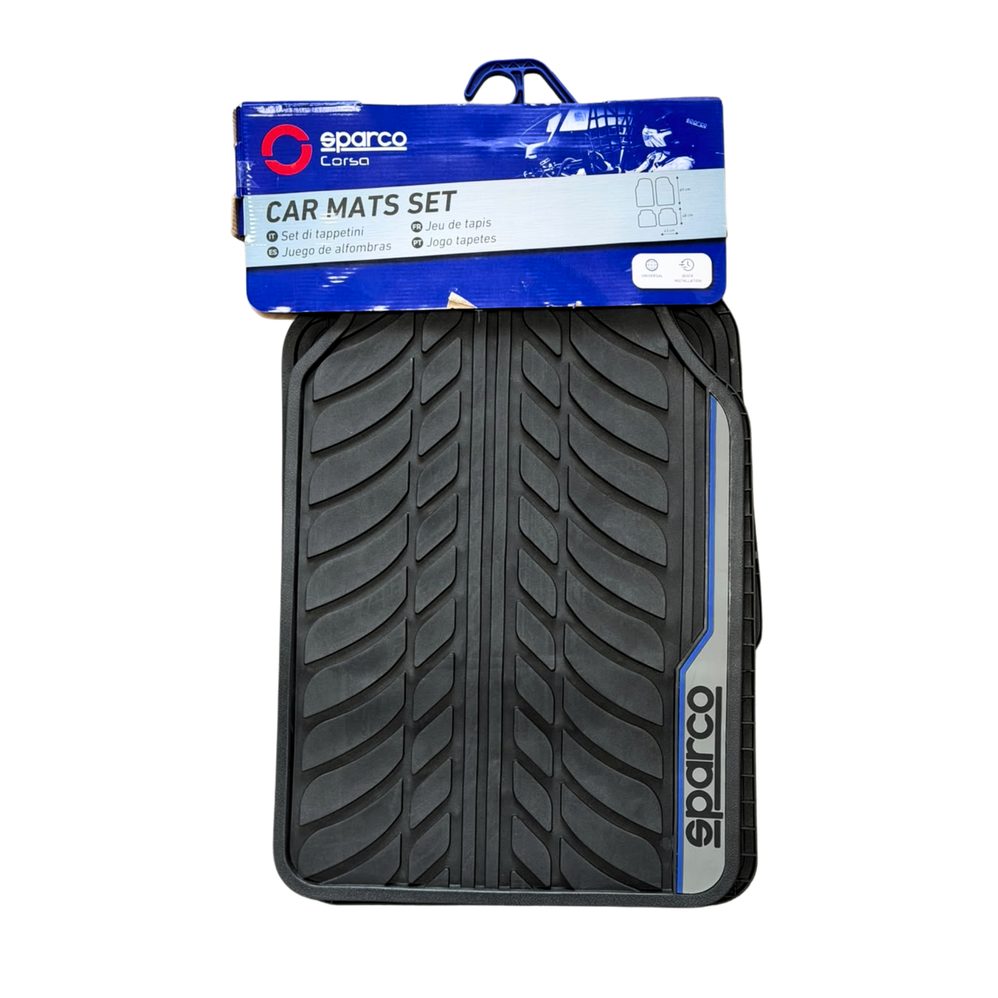 SPF507 - TAPETE 4 PIEZAS SPARCO