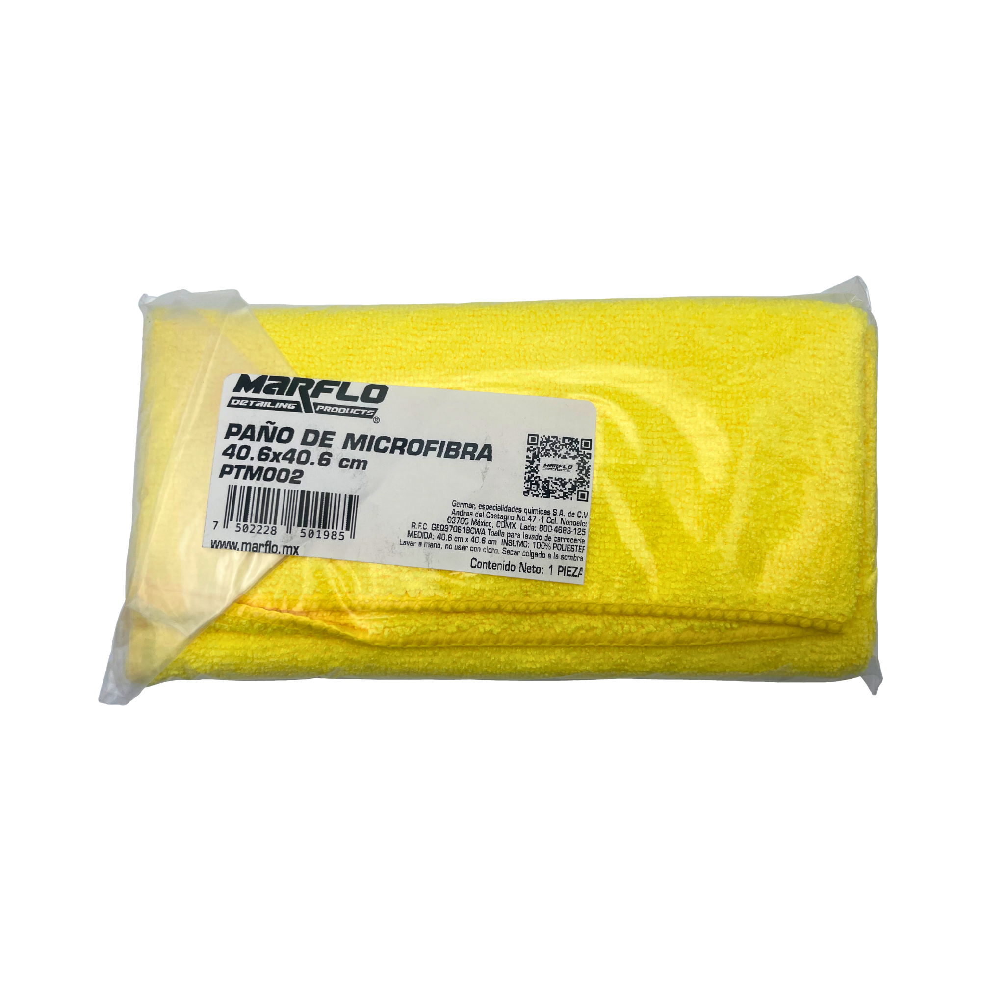 PTM00212 - TOALLA DE MICROFIBRA AMARILLA MARFLO