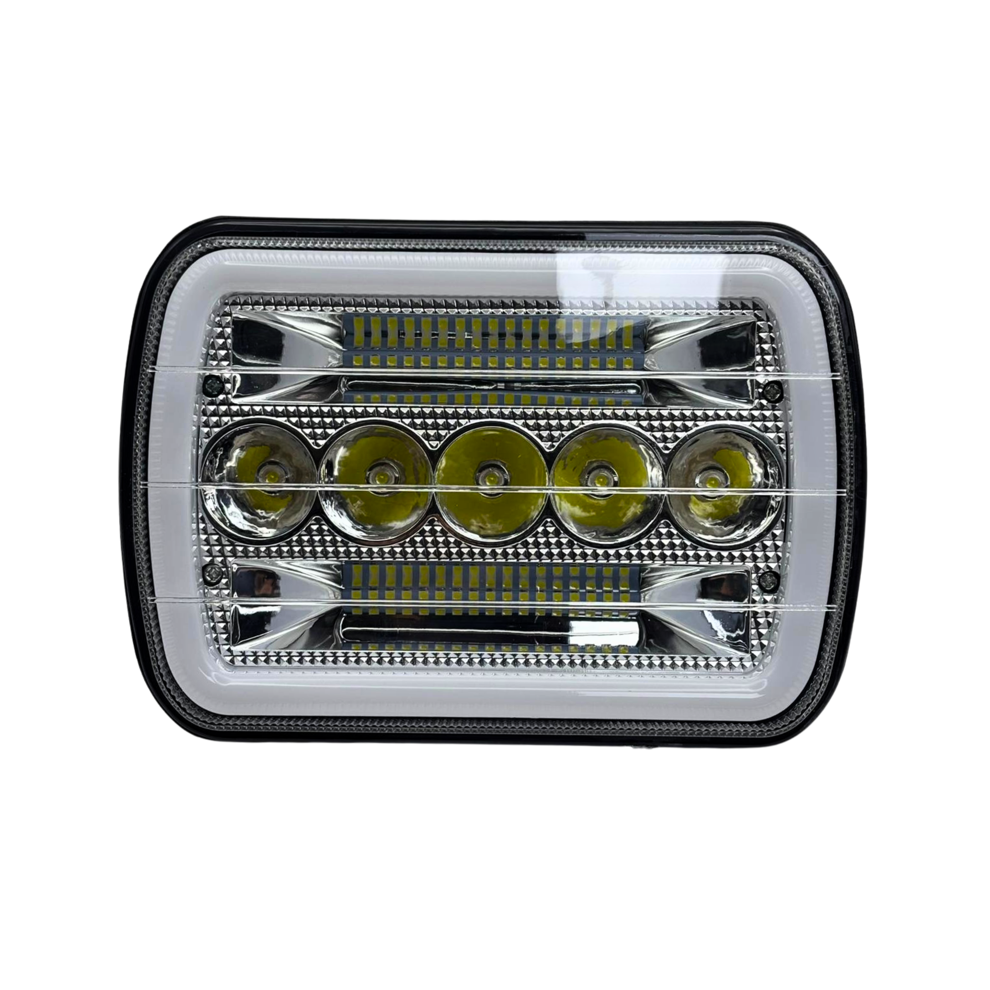 FAL23 - UNIDAD CUADRADA 7" DE LED Y ARO DE GEL