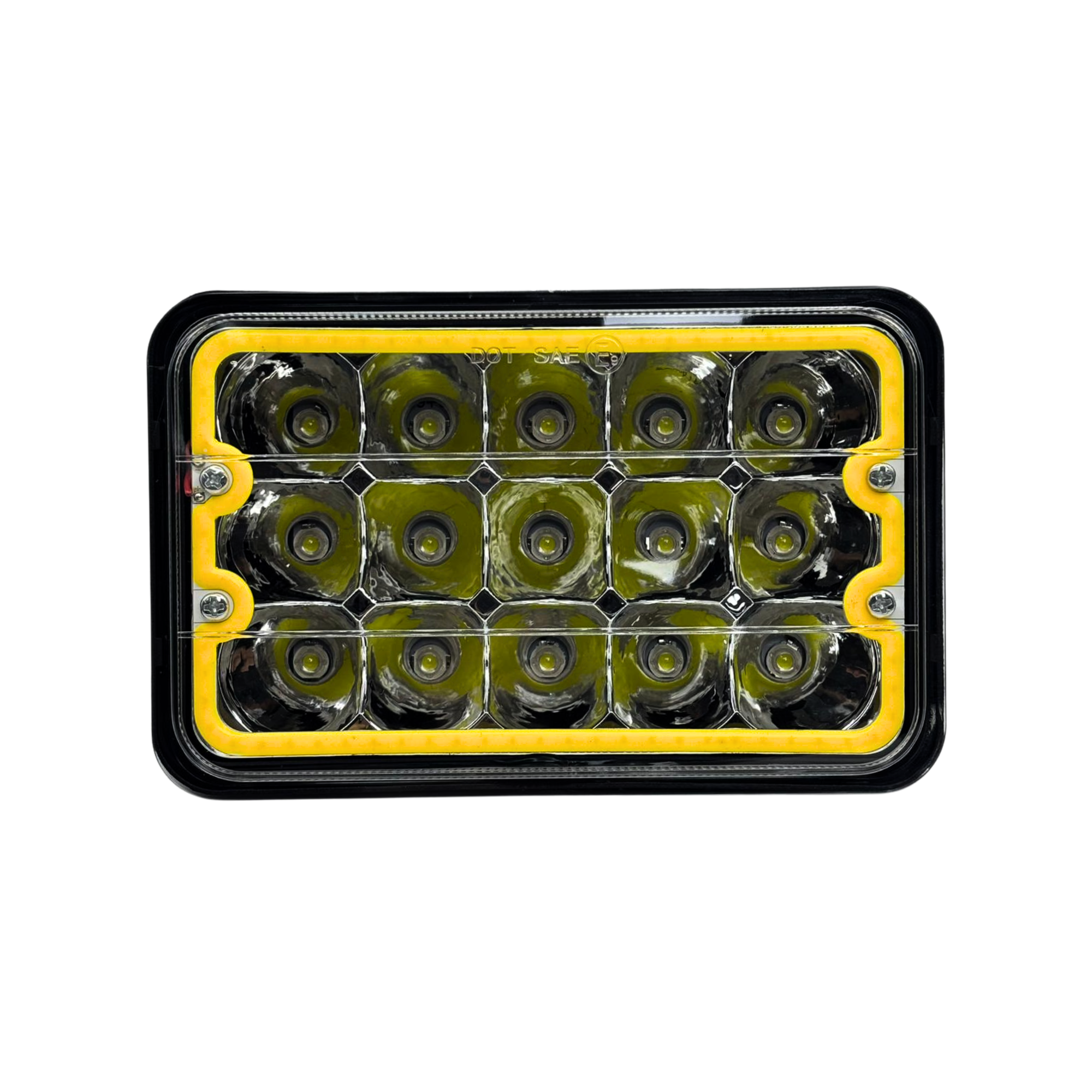 FAL09 - UNIDAD CUADRADA 5" DE LED Y ARO DE LED COB
