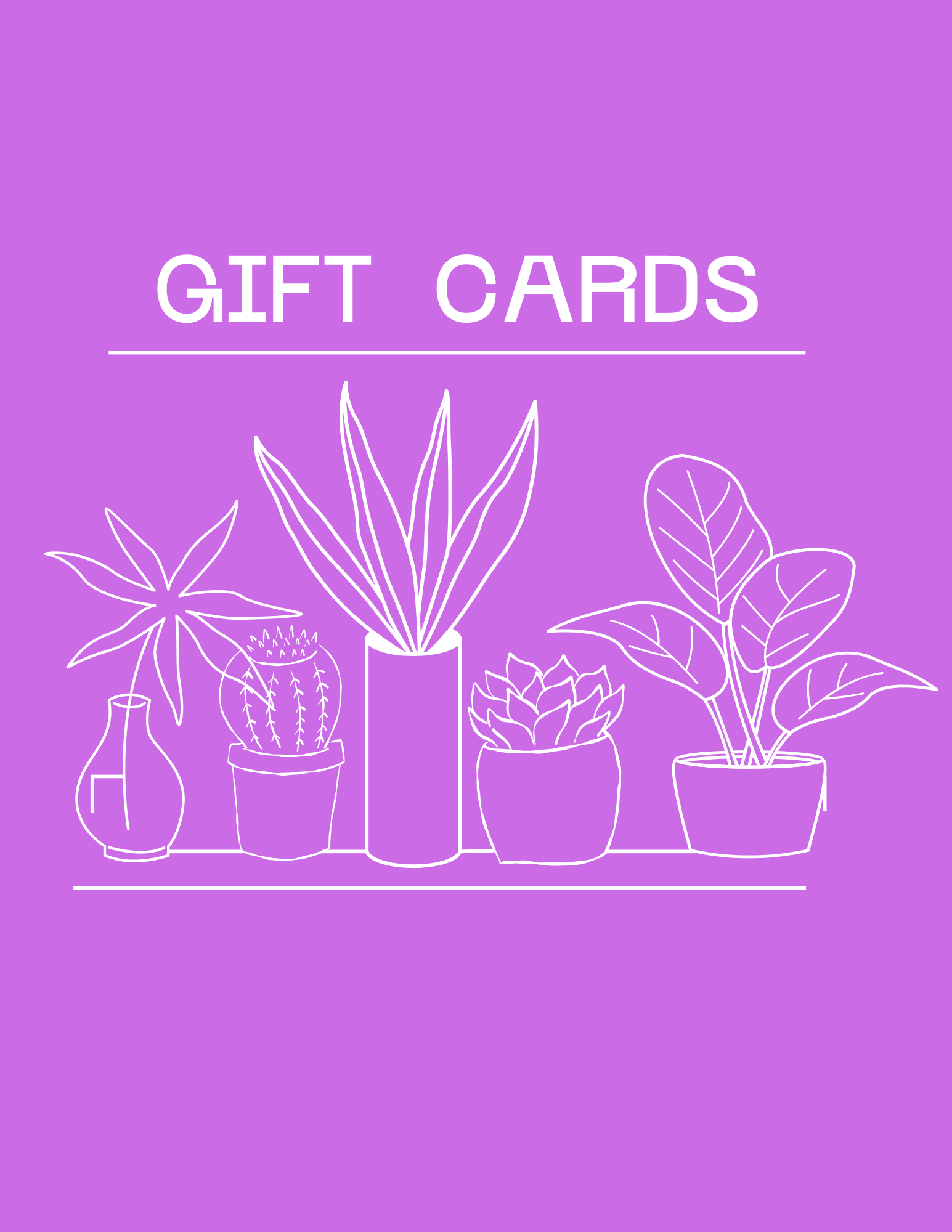Plant Bingo Gift Card